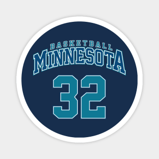 Minnesota Basketball - Player Number 32 Magnet